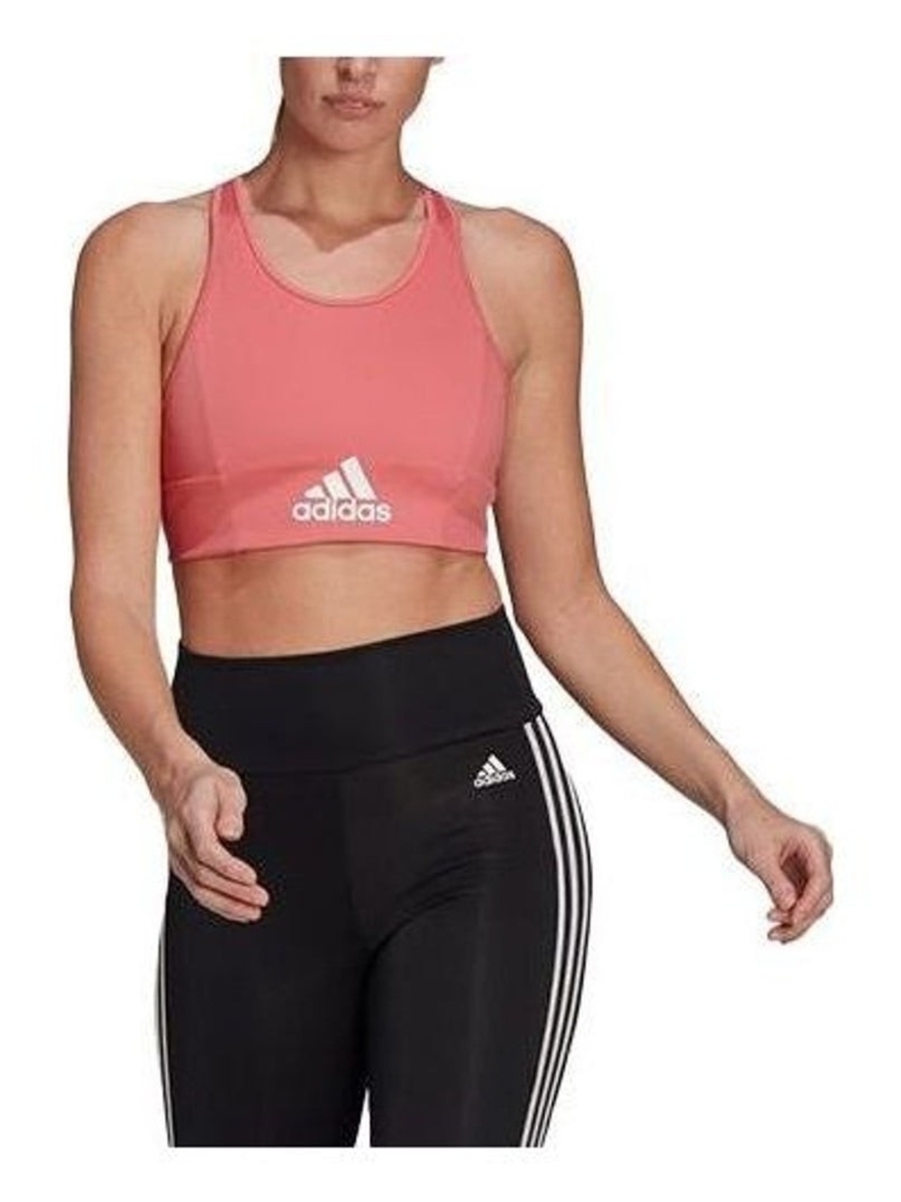 women's Adidas AEROREADY Designed 2 Move Logo Padded Sports Bra